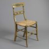 Antique regency painted side chair