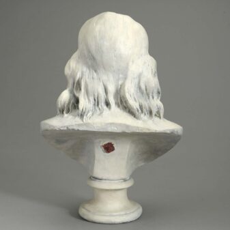 Antique bust of benjamin franklin