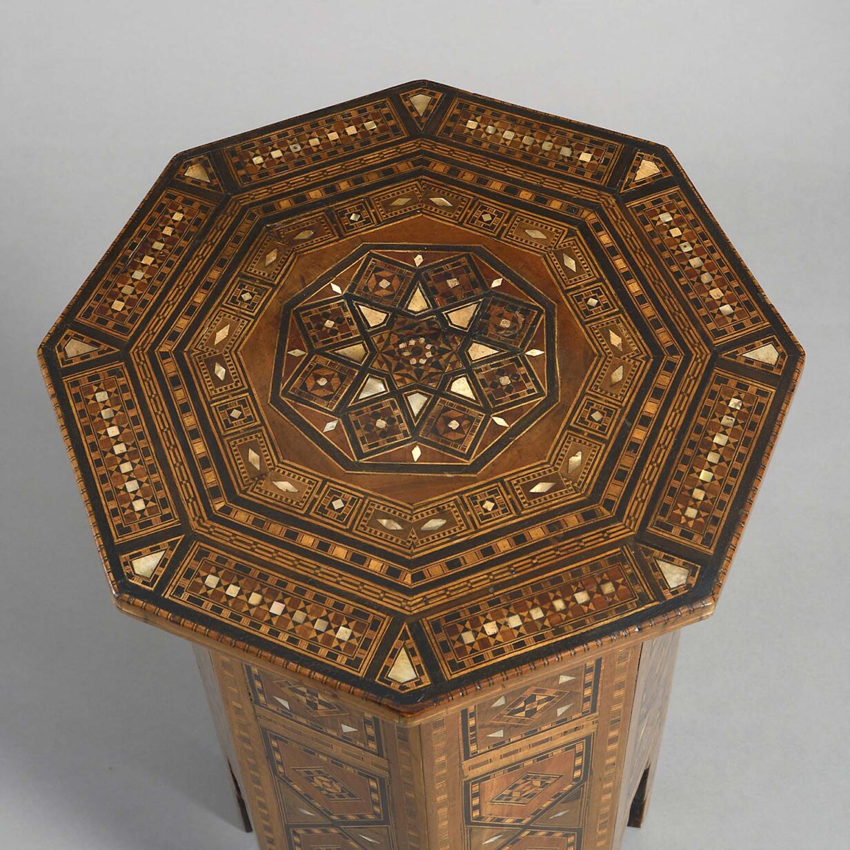 Early 20th century inlaid occasional table