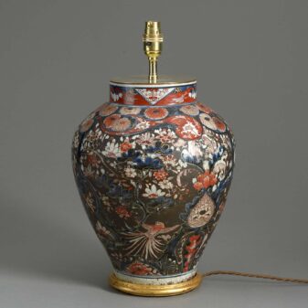 Antique imari vase lamp
