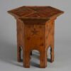 Antique yew wood occasional table