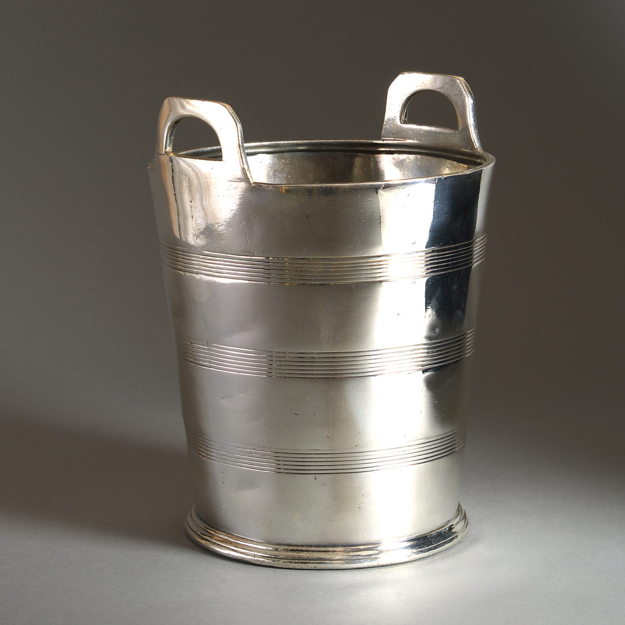 Early 20th century silver plated ice pail