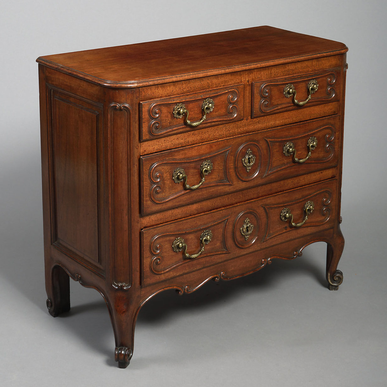 18th century louis xv walnut commode