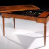 A louis xvi period mahogany backgammon tric trac games table