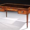 A mid-19th century palisander wood writing desk