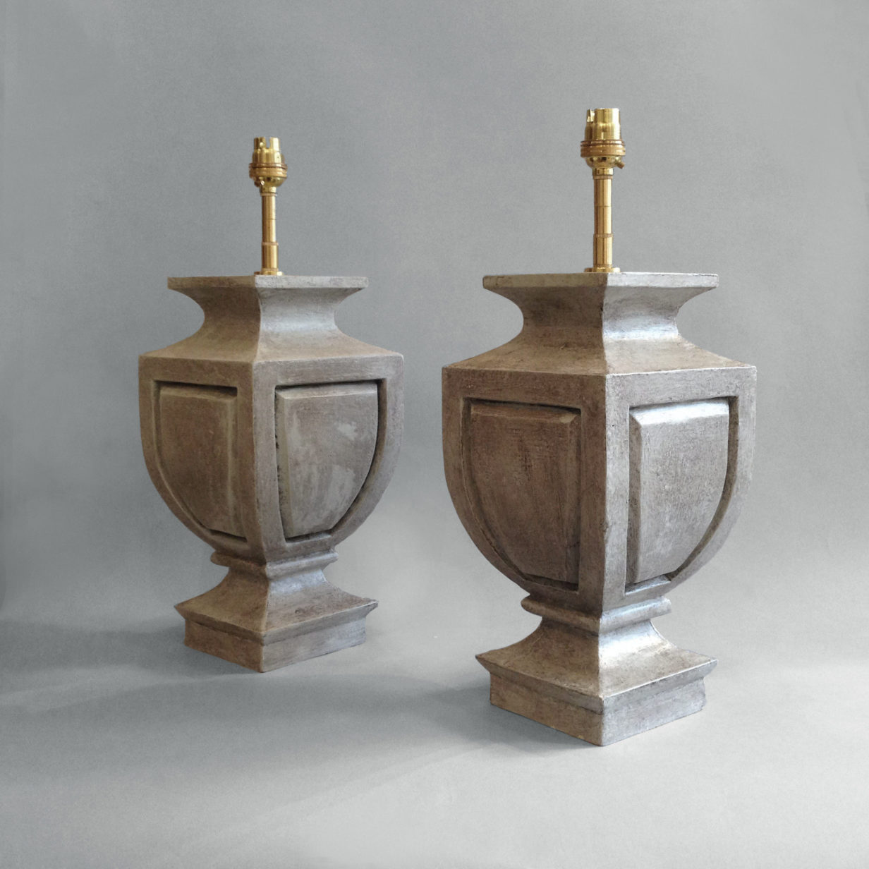 A pair of amboise lamp bases