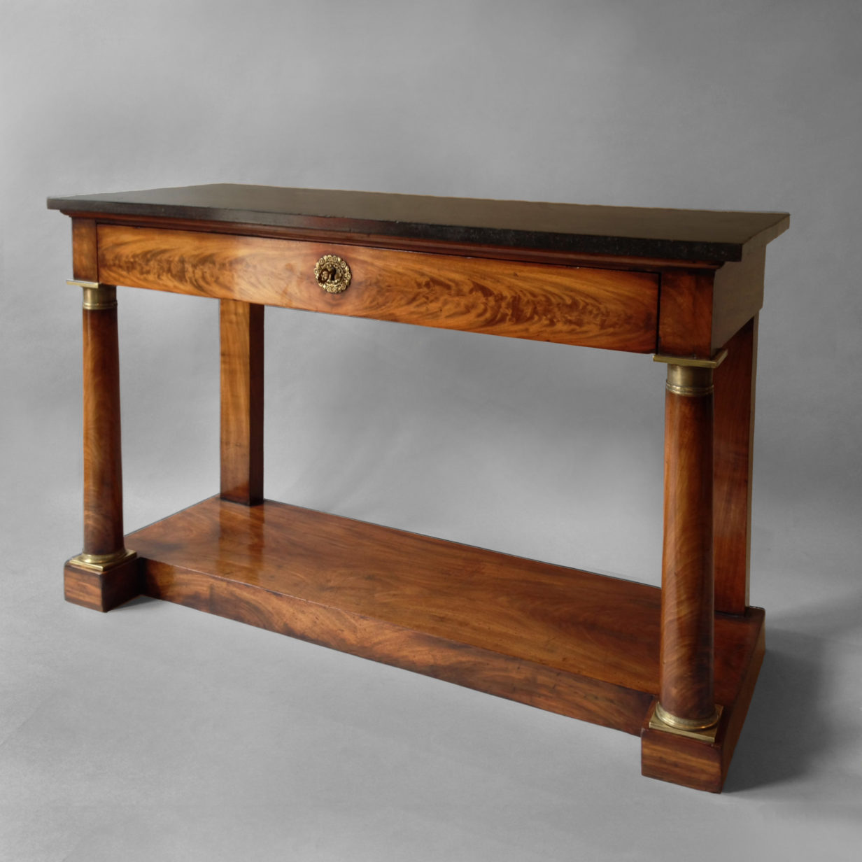 An empire period console dessert or hall table