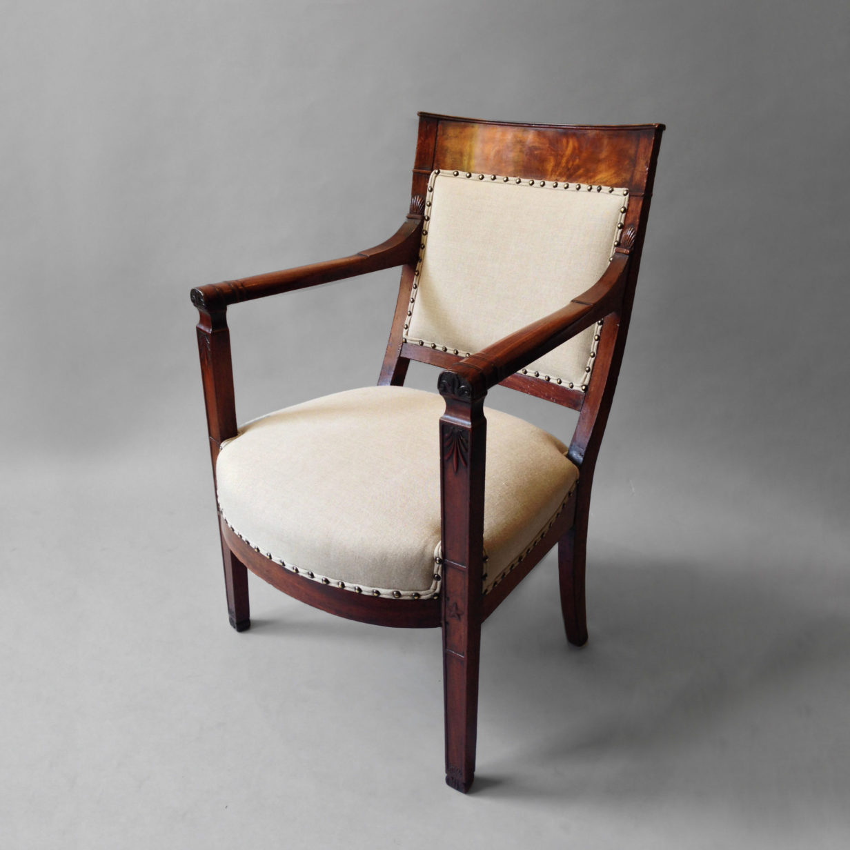 An empire period fauteuil - desk chair