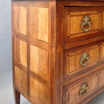 A north italian parquetry commode