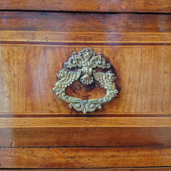 A north italian parquetry commode