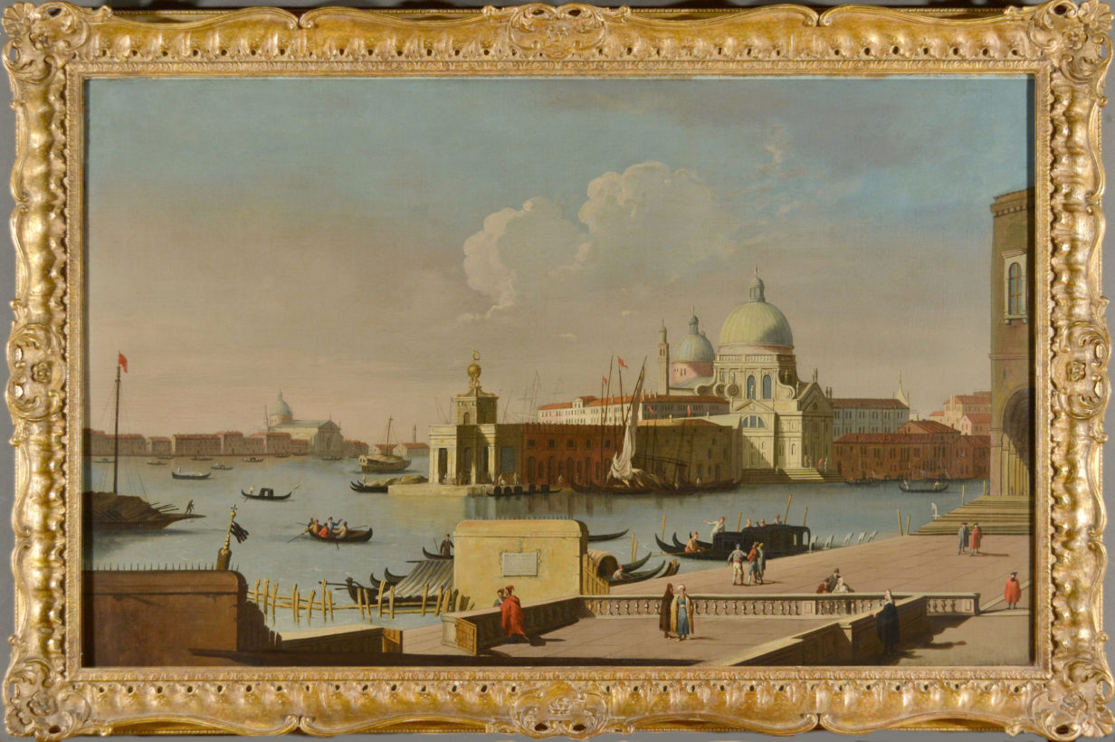 Pair of views of venice - saint mark's square