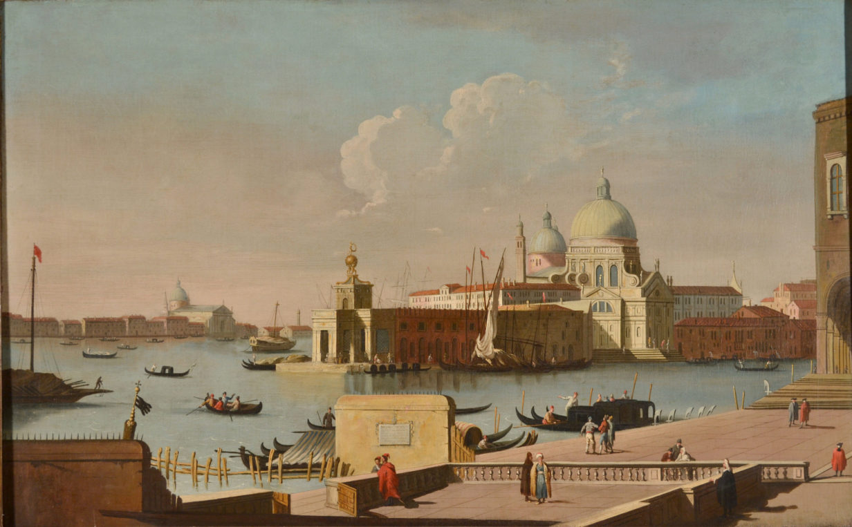 Pair of views of venice - saint mark's square