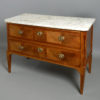 An 18th century louis xvi walnut commode