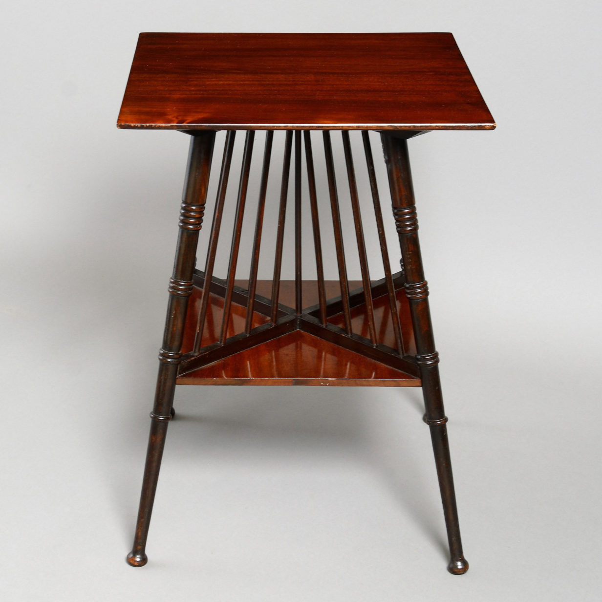 A late 19th century aesthetic movement occasional table