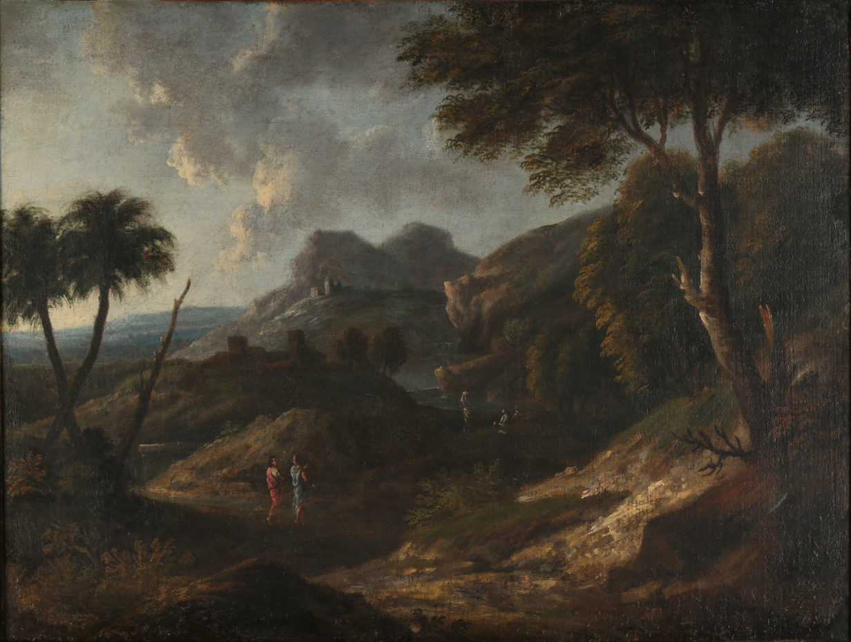 A 17th century capriccio landscape