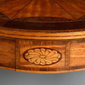 A pair of late 18th century console tables