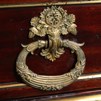 A late 18th century directoire period mahogany commode