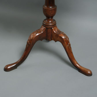 An 18th century mahogany tripod table