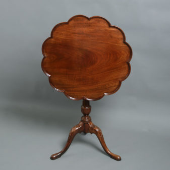 An 18th century mahogany tripod table