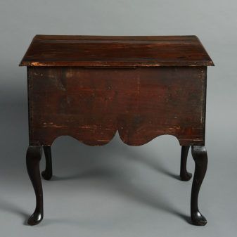 A mid-18th century george ii period mayhogany lowboy