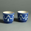 A pair of 19th century wedgwood jasperware jardinieres