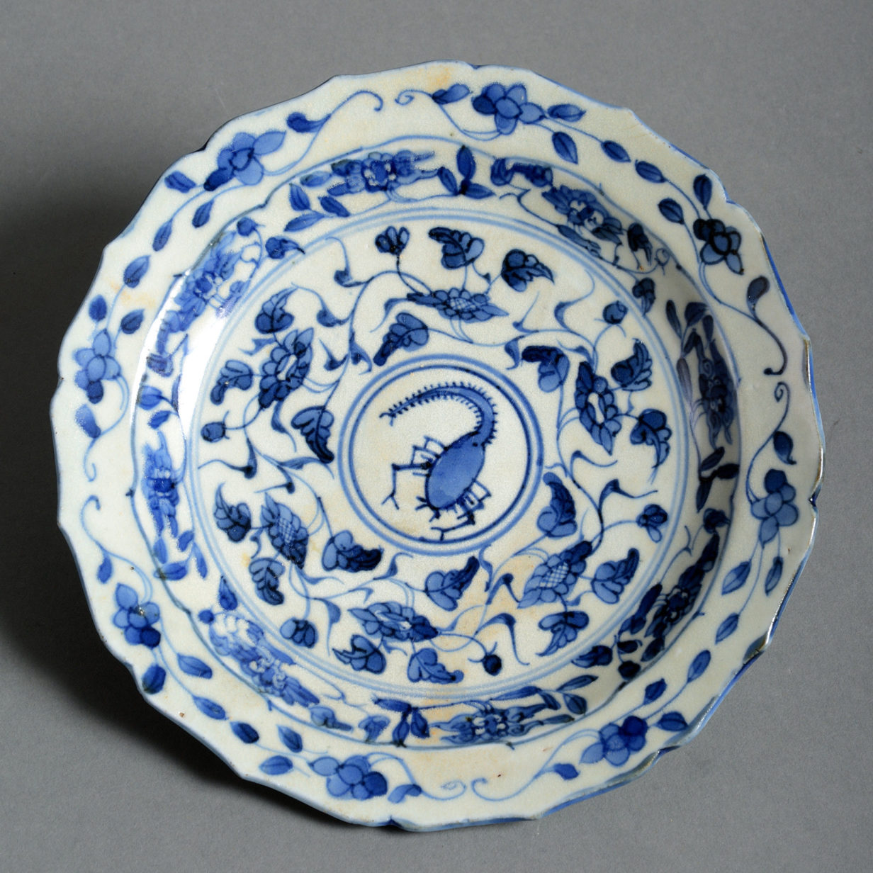 A mid-16th century ming period porcelain plate