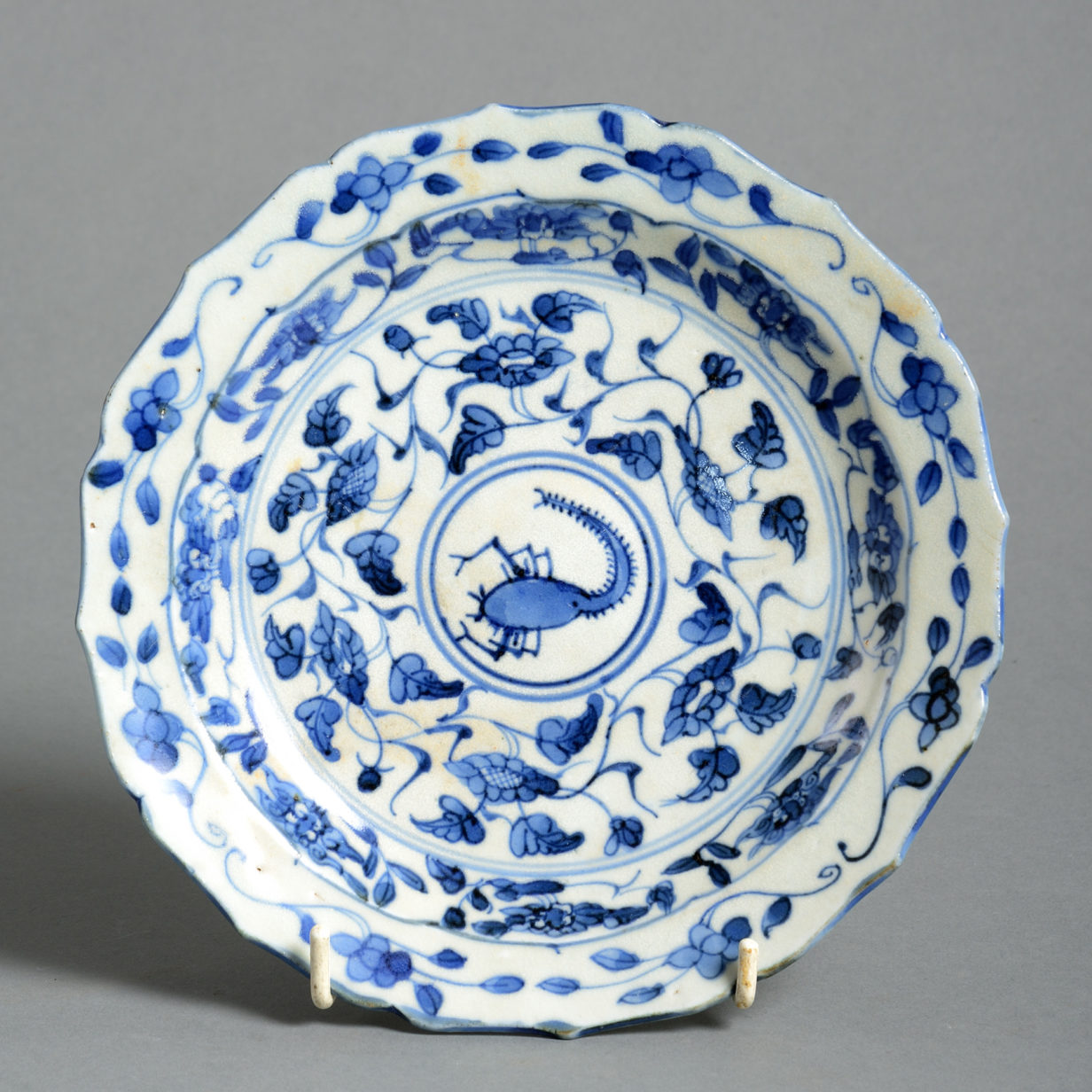 A mid-16th century ming period porcelain plate