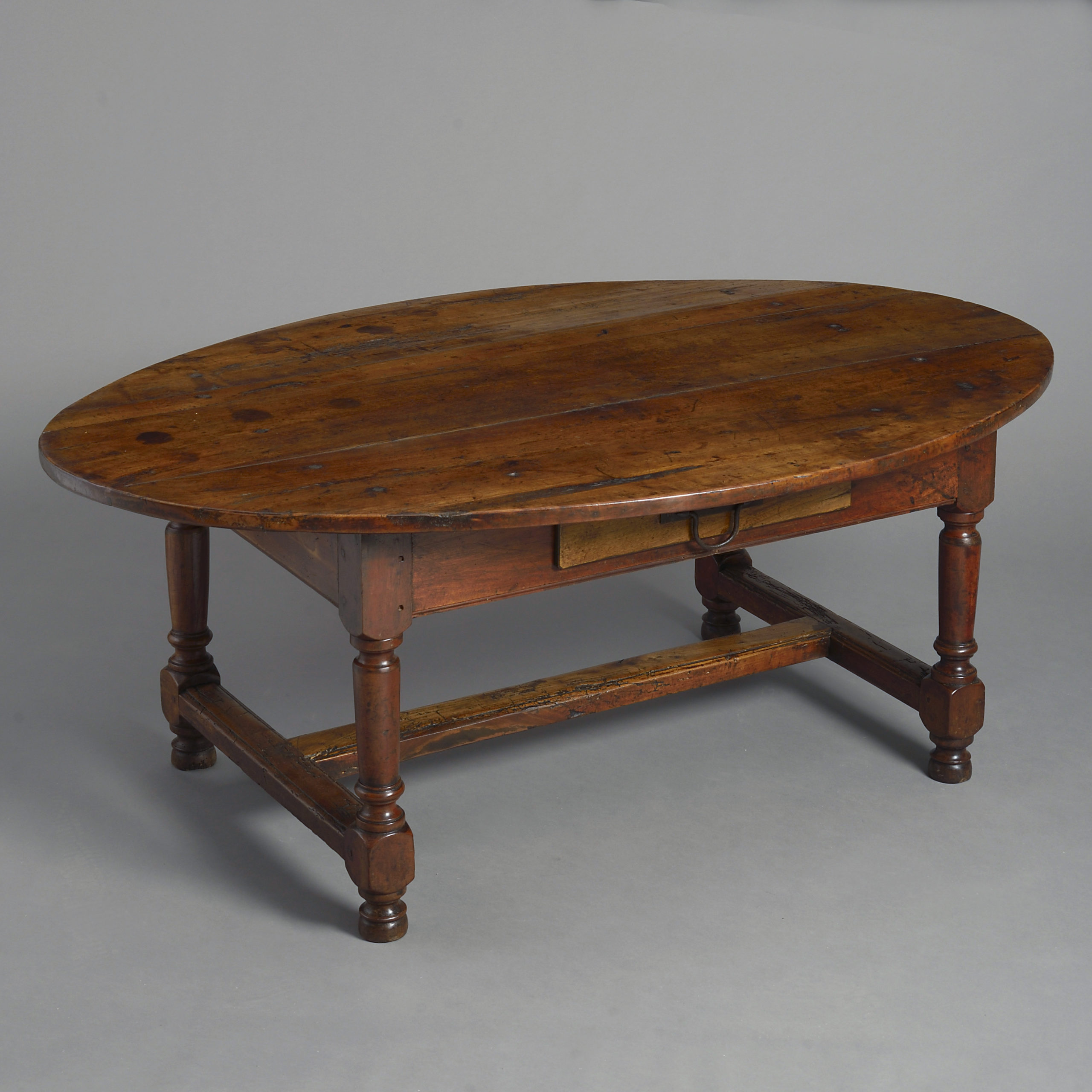 A Walnut Oval Low Table or Coffee Table | Timothy Langston Fine Art &  Antiques