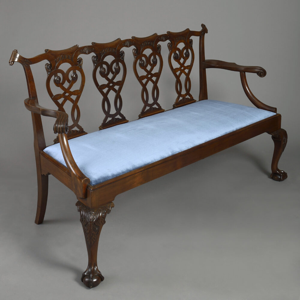 A 17th Century Florentine Parcel Gilded Walnut Chair | Timothy Langston ...