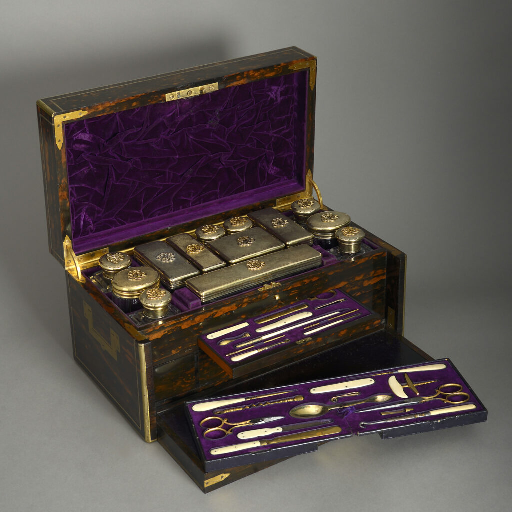 Exceptional 19th Century Lady's Travelling Dressing Case By Leuchars Of ...