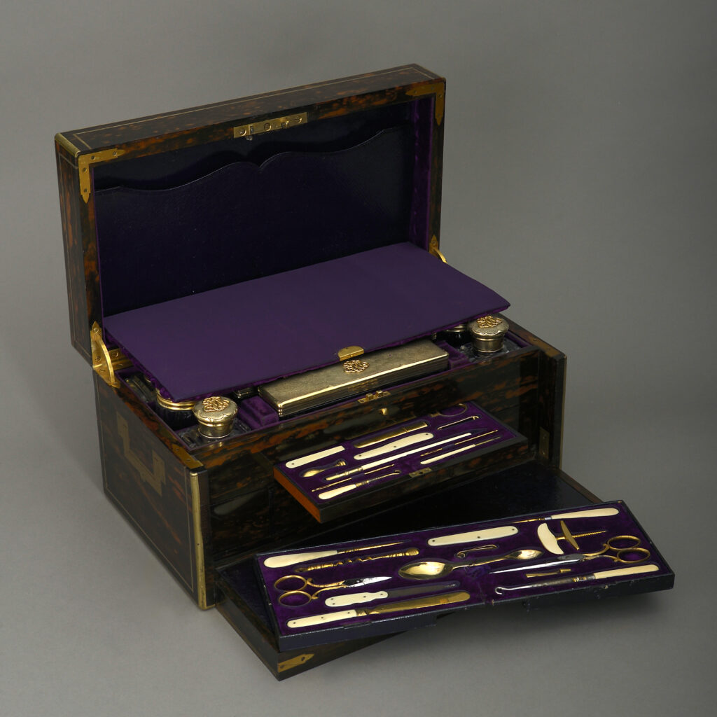 Exceptional 19th Century Lady's Travelling Dressing Case By Leuchars Of ...