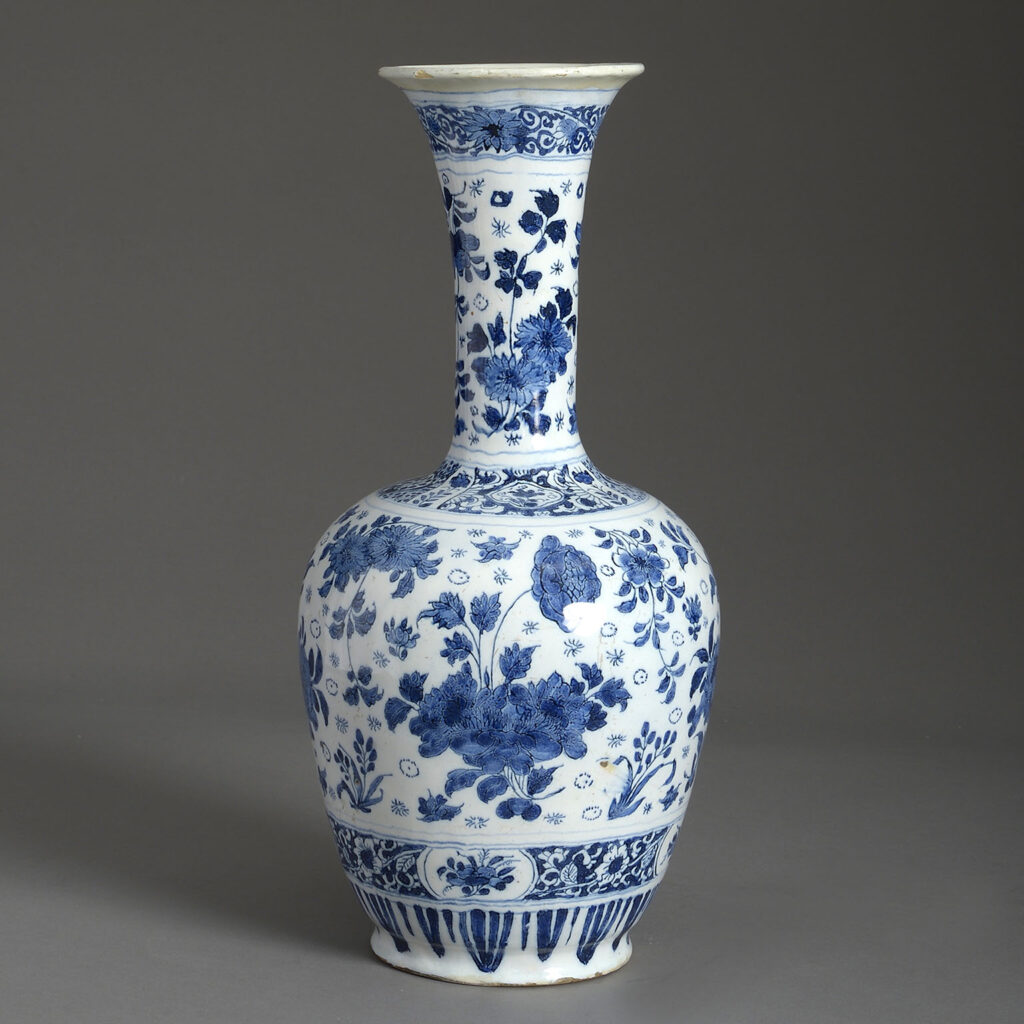 19th Century Blue and White Delft Vase | Timothy Langston Fine Art ...