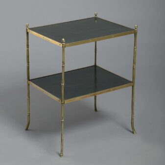 Early 20th century two tier table