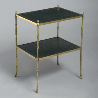 Early 20th century two tier table