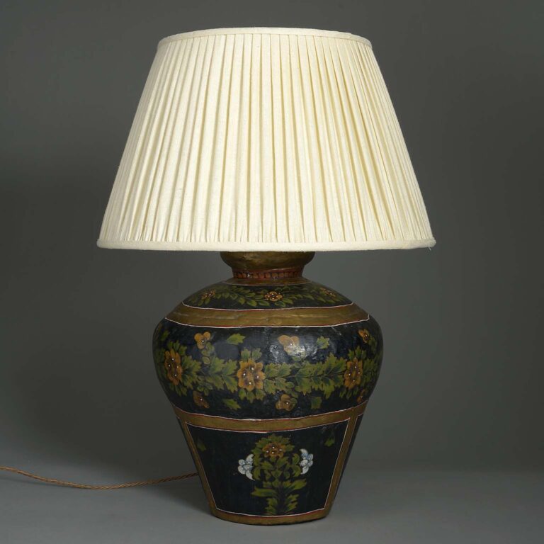 20th Century Tole Vase lamp | Timothy Langston Fine Art & Antiques