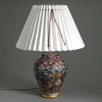 Antique imari vase lamp