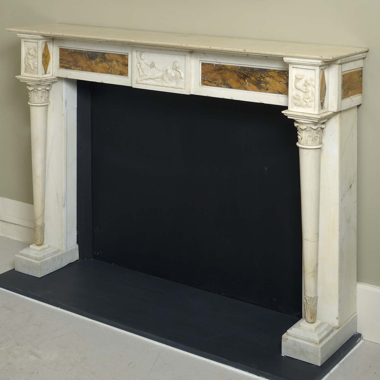 Louis xvi period chimney piece