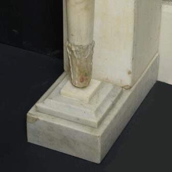 Late 18th century louis xvi period marble chimney piece