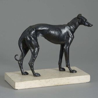 Bronze greyhound