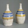 Pair of maiolica jars