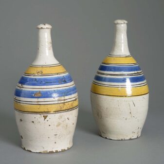 Pair of Maiolica Jars