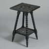 Ebonised occasional table