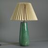 Pine green ceramic lamp