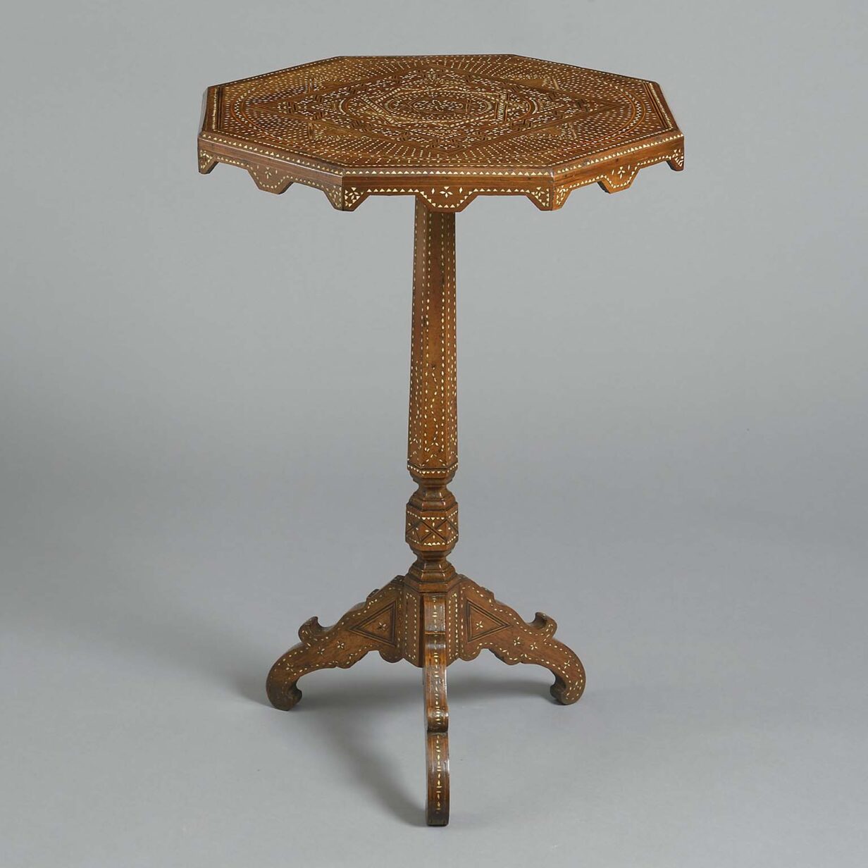 Inlaid moorish table