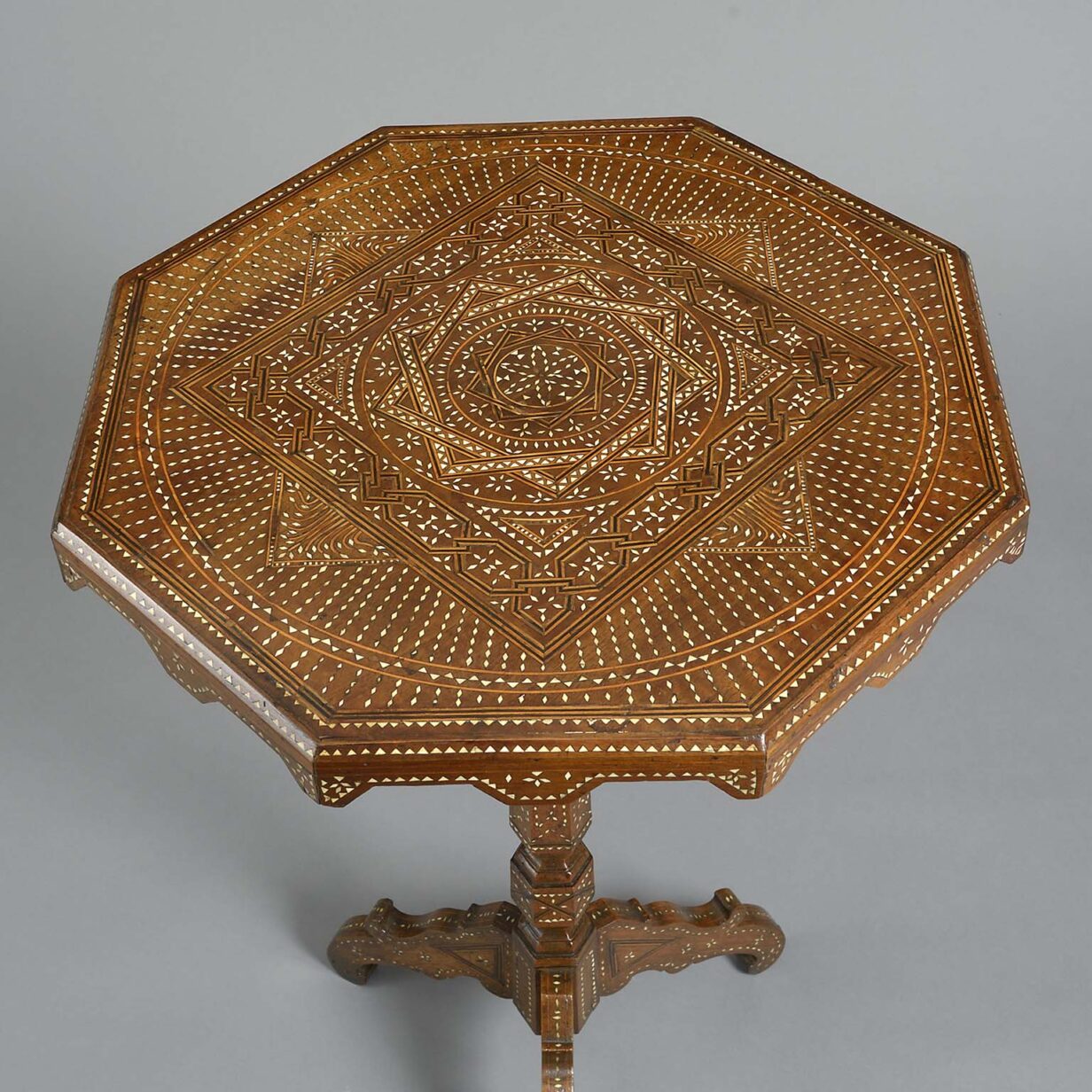 Inlaid moorish table