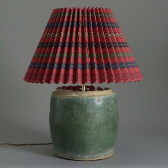 Green Glazed Jar Lamp