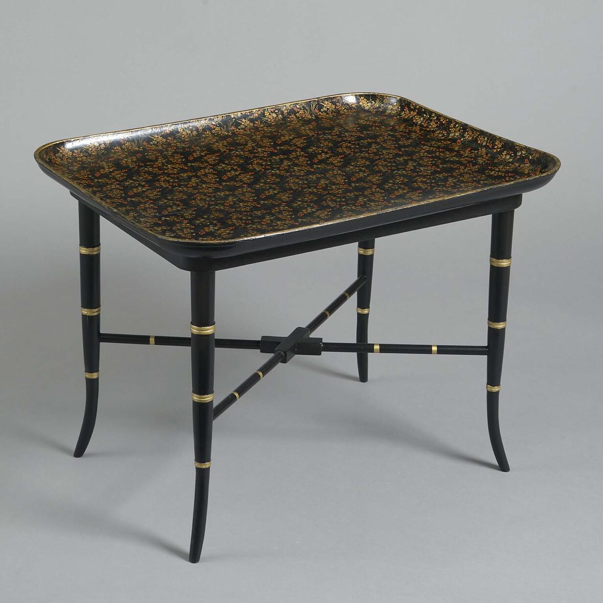 Papier-mache tray table