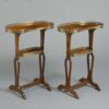 Pair of kidney table