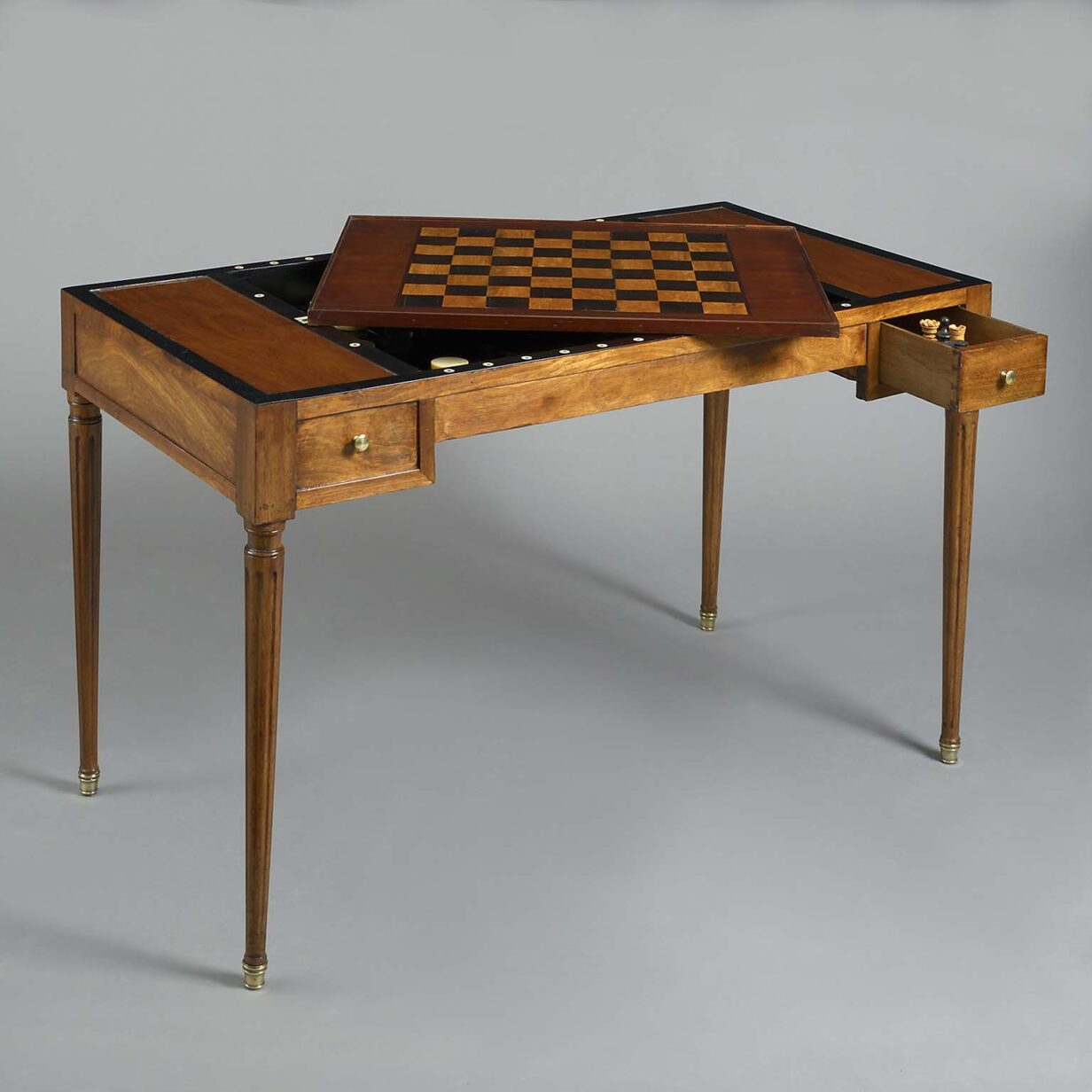 Late 18th century louis xvi period tric trac games table