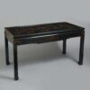 Black japanned bureau plat